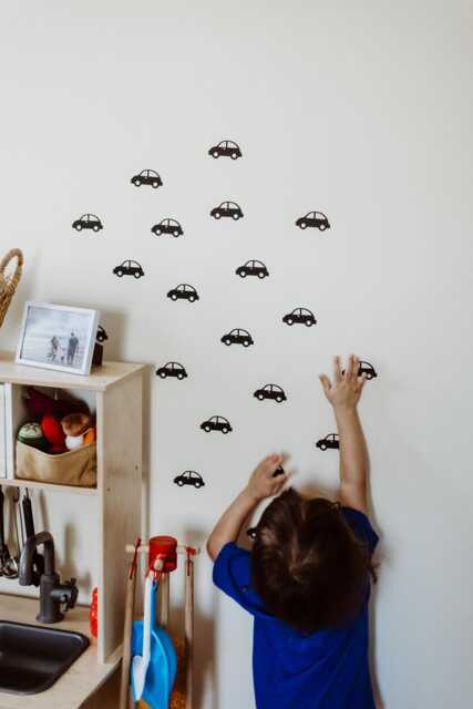 Car Wall Decals For Boys Rooms, Fun Kids Stickers, Vehicle Decor, Playroom Art, Removeable Decals, Peel & Stick - image 1
