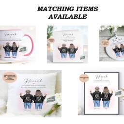 Personalised Friend Cushion, Sister Gift Keepsake - thumbnail 2