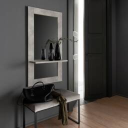 Arhome Entrace Furniture, 166 X 66, Wall Mirror With Shelf, Made in Italy - thumbnail 3