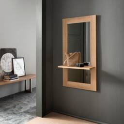 Arhome Entrace Furniture, 166 X 66, Wall Mirror With Shelf, Made in Italy - thumbnail 1