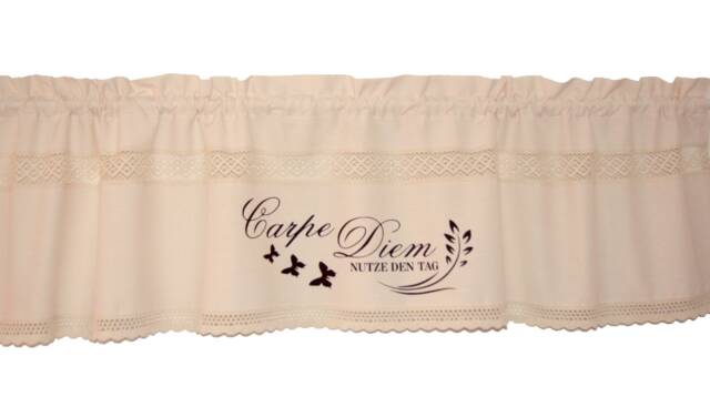 "Country House Curtain, Glass Curtain, ""Carpe Diem 11" - image 1