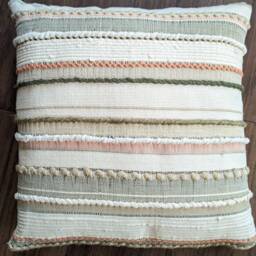 Large Square Handwoven Cushion - thumbnail 2