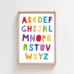 Set Of 3 Playroom Prints, Rainbow Wall Art, Girls Nursery Boys Colourful, Toddler Room, Bedroom, Bedroom - thumbnail 3