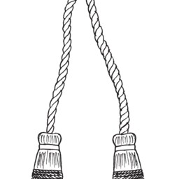 "D??copro Double Tassel Curtain & Drapery Tieback/Holdback, 4"" - 10cm, 29" - thumbnail 4