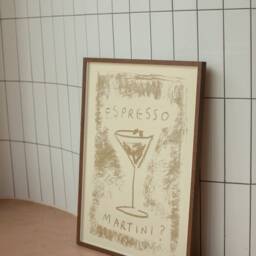 Espresso Martini Wall Print - Cocktail House Poster Aesthetic Art Kitchen Drink Lover Gift Idea Prints For Your Home - thumbnail 3