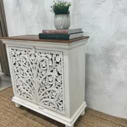 Mango Wood Two Door Sideboard - Khsd88 - thumbnail 3