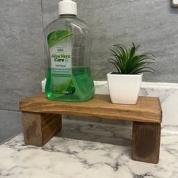 Bathroom Shelf Organiser, Wooden Display Stand For Bathroom, Freestand Shelf, Home Decor, Brush Stand - thumbnail 2