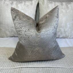 Mink Bronze Cushion Cover Prestigious Textiles Fabric Luxury Decorative Pillow Case Double Sided Handmade in UK Sofa - Bed Decor - thumbnail 4