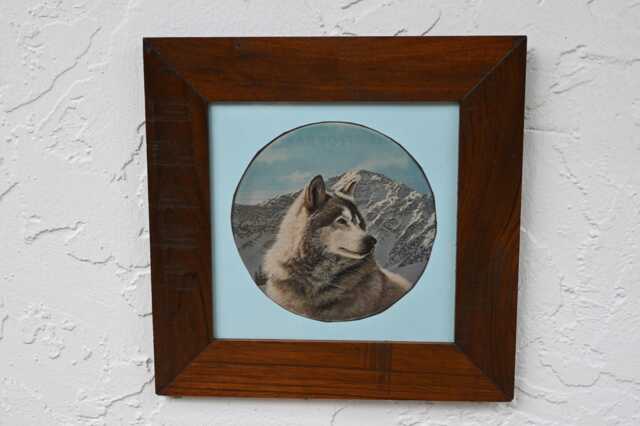 "Rustic Wood Frames, Holds 8"" X Photo, Teakwood Recycled, 11.5"" 11.5" - image 1