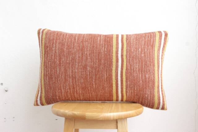 "Vintage Hmong Batik Pillow Case Embroidered Ethnic Textile, 12"" X 20" - image 1