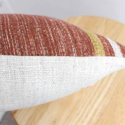 "Vintage Hmong Batik Pillow Case Embroidered Ethnic Textile, 12"" X 20" - thumbnail 3