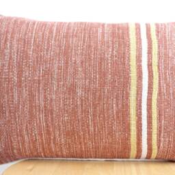 "Vintage Hmong Batik Pillow Case Embroidered Ethnic Textile, 12"" X 20" - thumbnail 2