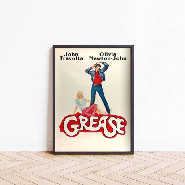Grease Musical Print, Poster, Broadway Theatre Gift, London West End Show Wall Art Christmas Gift For Fans - image 1
