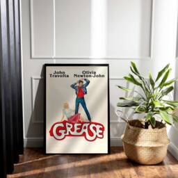 Grease Musical Print, Poster, Broadway Theatre Gift, London West End Show Wall Art Christmas Gift For Fans - thumbnail 2