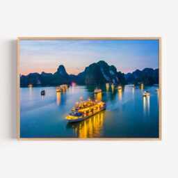 Ha Long Bay Print - Vietnam Photography Wall Art Relaxed Seaside Decor - thumbnail 2