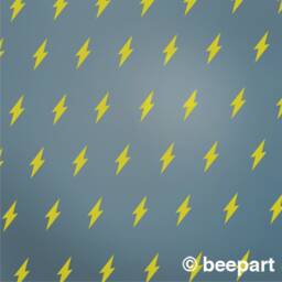Lightning Bolt Wall Decal Set Pattern Stickers - thumbnail 3