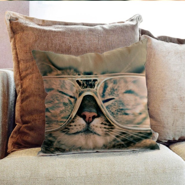 Cat Sleeping Animal Whiskers Photography - Decorative Pillow Throw Cushion Fabric , Case Cover Or With Filling