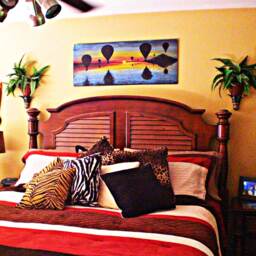 Hot Air Balloon Sunset Giclee Print Colorful Adventure Wall Art - 12x29 - thumbnail 2