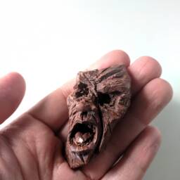 stress Talisman - Original Handmade Hanging Ceramic Sculpture - thumbnail 2