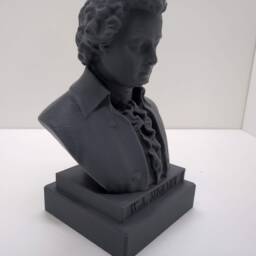 Mozart Bust - Ornament Figure Paintable Art Model Figurine Mythical Fantasy Sci-Fi Perfect Unique Geek Gift Him Her 3D - thumbnail 4