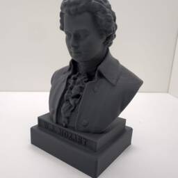 Mozart Bust - Ornament Figure Paintable Art Model Figurine Mythical Fantasy Sci-Fi Perfect Unique Geek Gift Him Her 3D - thumbnail 3