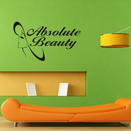 Sign Logo Hair Style Nail Beauty Salon Spa Shop Barbershop Wall Sticker Vinyl Mural Decal Home House Apartment Art Decor Free Shipping L034 - thumbnail 1