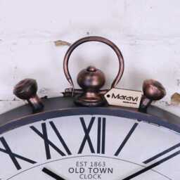 Jarika Half Round Unusual Wall Clock - thumbnail 3