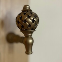 Gold Curtain Holdbacks Woven Design - Pack Of 2 - thumbnail 4