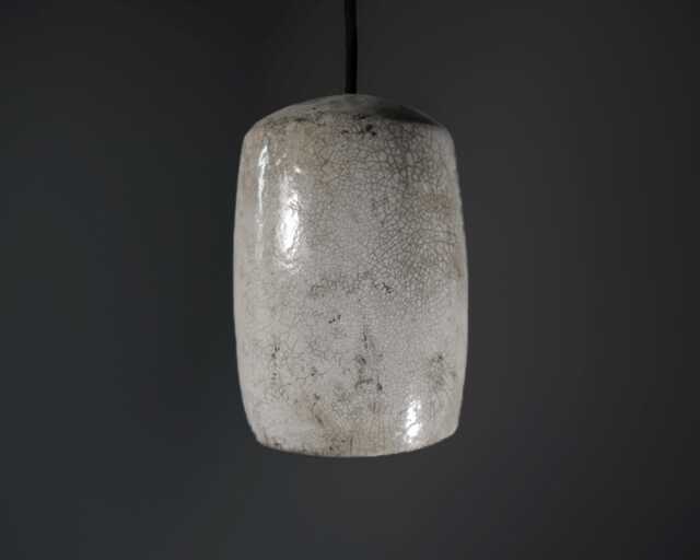 Raku Ceramic Pendant Light - Lamp Fixture Ceiling Lighting - image 1