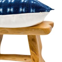 Indigo Pillow, Blue Pillow, Mudcloth African Pillow Cover, Decorative Pillow- Lumbar Sofa Cushion, Pillow - thumbnail 3