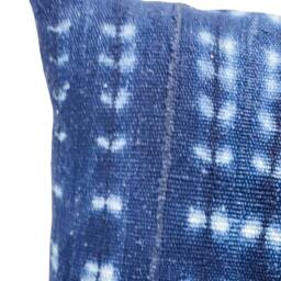 Indigo Pillow, Blue Pillow, Mudcloth African Pillow Cover, Decorative Pillow- Lumbar Sofa Cushion, Pillow - thumbnail 2