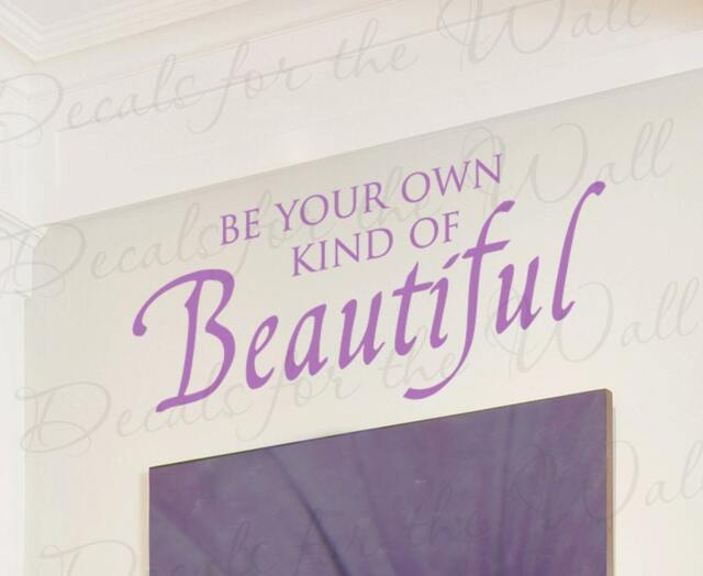 Be Your Own Kind Beautiful Inspirational Motivational Kids Wall Decal Art Vinyl Lettering Quote Sticker Decoration Saying Decor In11 - image 1