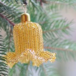 Beaded Bell For Christmas Tree, Exclusive Gift Christmas, New Year's Decorations Toy, Xmas Small Gifts Kids, Winter Holiday Decor - thumbnail 4