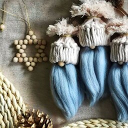 Christmas Gnomes - Macrame Ornaments, Gift Box - thumbnail 2