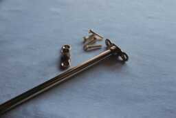 Bespoke Cafe Curtain Rods Recessed Window Fittings Easy Mount Made To Measure - thumbnail 1
