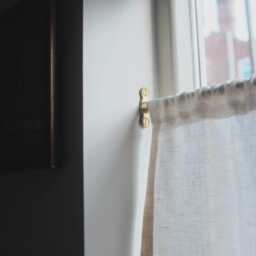 Bespoke Cafe Curtain Rods Recessed Window Fittings Easy Mount Made To Measure - thumbnail 3