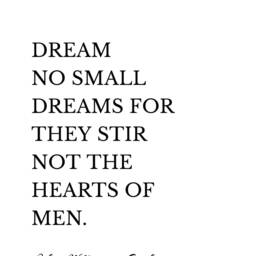 Dream No Small Dreams, Emerson Quote Large Print, Inspiring Wall Art, Simplistic Design, Modern Printable Art - thumbnail 2