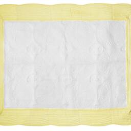 Floral Embroidered Baby Quilt, 100% Cotton Crib Blanket - 35x45 - thumbnail 3