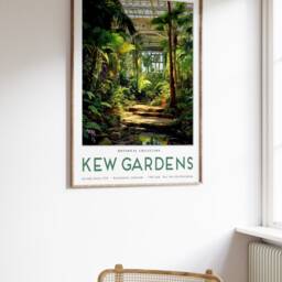 William Morris Print, Kew Gardens London Poster, Vintage Wall Art, Floral A1/A2/A3/A4 - thumbnail 2