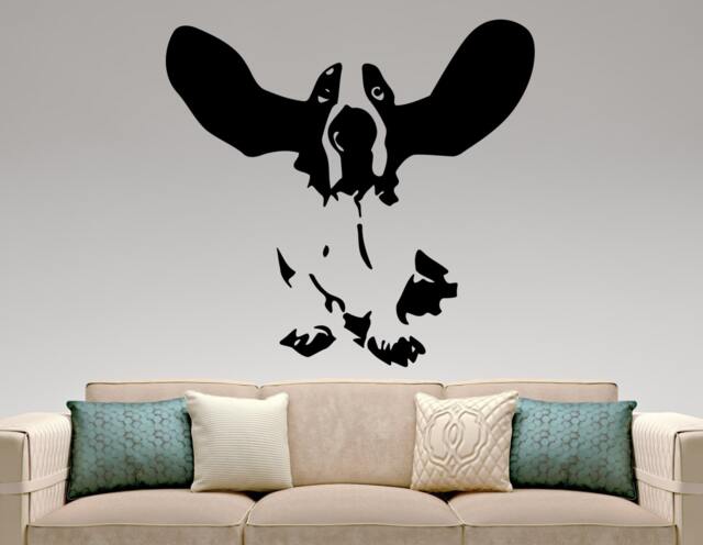 Basset Hound Vinyl Decal Pet Puppy Dog Wall Sticker Animal Art Home Interior Decorations Living Room Bedroom Grooming Salon Decor 7Epqro - image 1