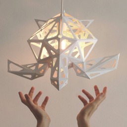Sea Turtle Lampshade, Polygonal Animals, Diy Paper Sculpture, Geometric Lamp, Kids Room Lighting, Nature Lover Gift, Polygon Animals Art - thumbnail 3