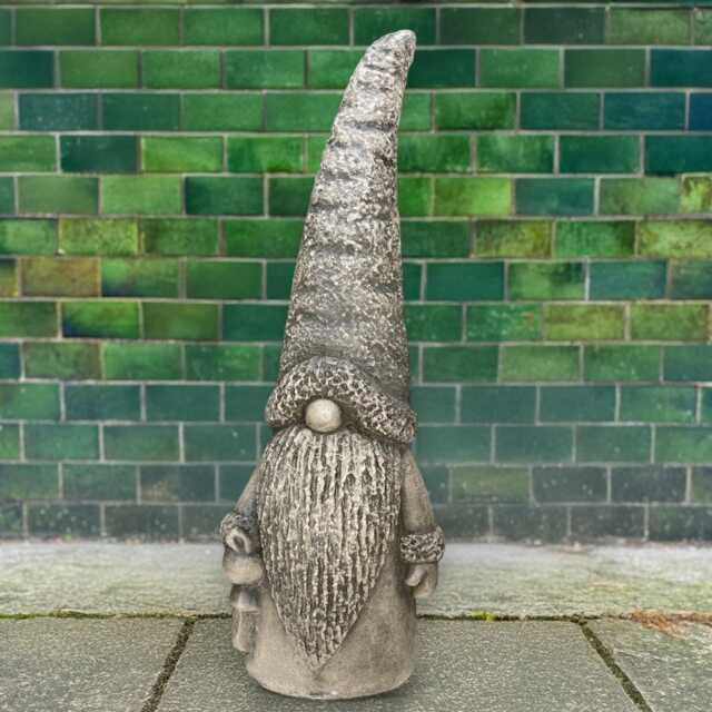 Concrete Nordic Gnome Figurine Garden Statue Stone Sculpture Outdoor Dwarf Patio Decor Cement Ornament Gnome Lover Gift - image 1