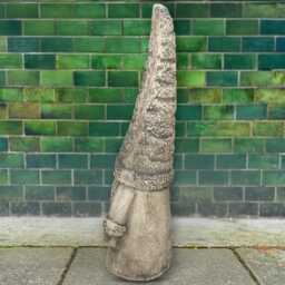 Concrete Nordic Gnome Figurine Garden Statue Stone Sculpture Outdoor Dwarf Patio Decor Cement Ornament Gnome Lover Gift - thumbnail 4