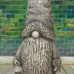 Concrete Nordic Gnome Figurine Garden Statue Stone Sculpture Outdoor Dwarf Patio Decor Cement Ornament Gnome Lover Gift - thumbnail 2