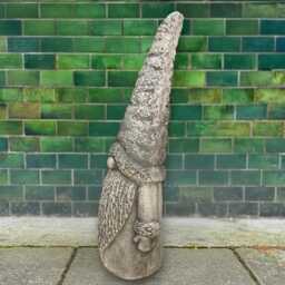 Concrete Nordic Gnome Figurine Garden Statue Stone Sculpture Outdoor Dwarf Patio Decor Cement Ornament Gnome Lover Gift - thumbnail 3