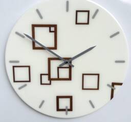 Large Wall Clock, Unusual Modern Wall Clocks, Resin Clock, Wooden Clock