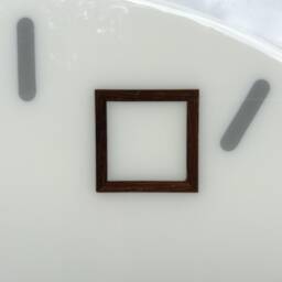 Large Wall Clock, Unusual Modern Wall Clocks, Resin Clock, Wooden Clock - thumbnail 3