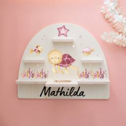Tonie Shelf, Children's Room Decor, Christening Gift, Girls' Room, Boys' Turtle Toniebox 2 - thumbnail 2