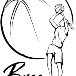 Basketball Girl Vinyl Sticker Personalised Wall Art Decal Your Custom Name Personalization Sports Stencil Removable Fans Mural Gift 21Mnc - thumbnail 4