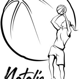 Basketball Girl Vinyl Sticker Personalised Wall Art Decal Your Custom Name Personalization Sports Stencil Removable Fans Mural Gift 21Mnc - thumbnail 3